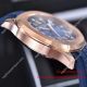 2017 Clone Patek Philippe Rose Gold Black Dial Rubber Strap 39mm (6)_th.jpg